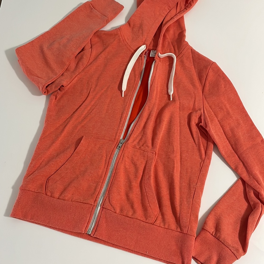 Hooded zip up
